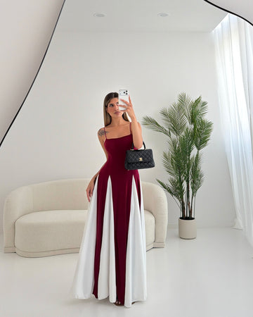 Abito Margot bordeaux