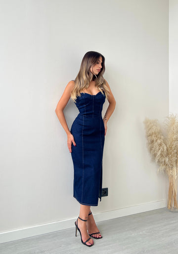 Abito total denim