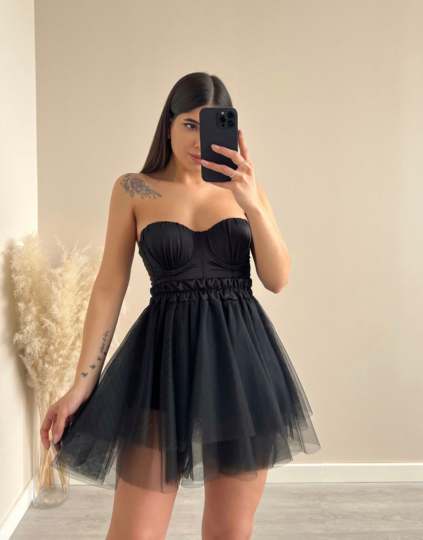Gonna in tulle nera